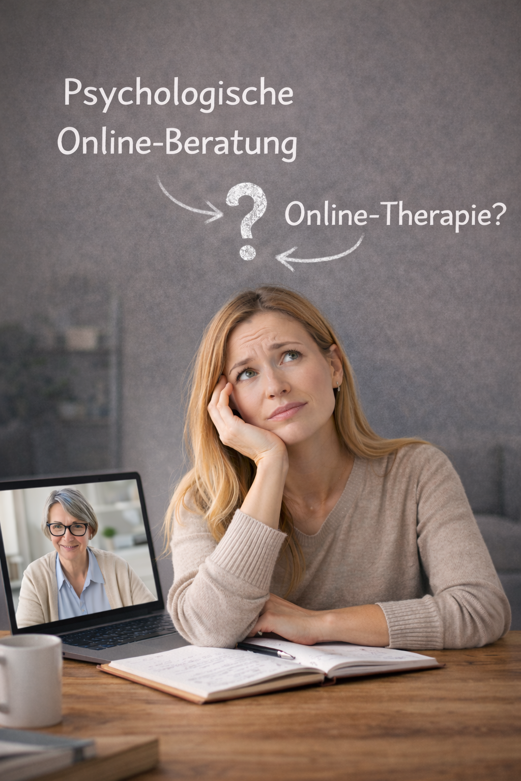 Psychologische Online-Beratung vs. Online-Therapie: Was ist der Unterschied?